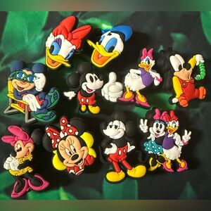10 Mickey Croc Charms Shoe Charm Jibbit Disney Croc Charms